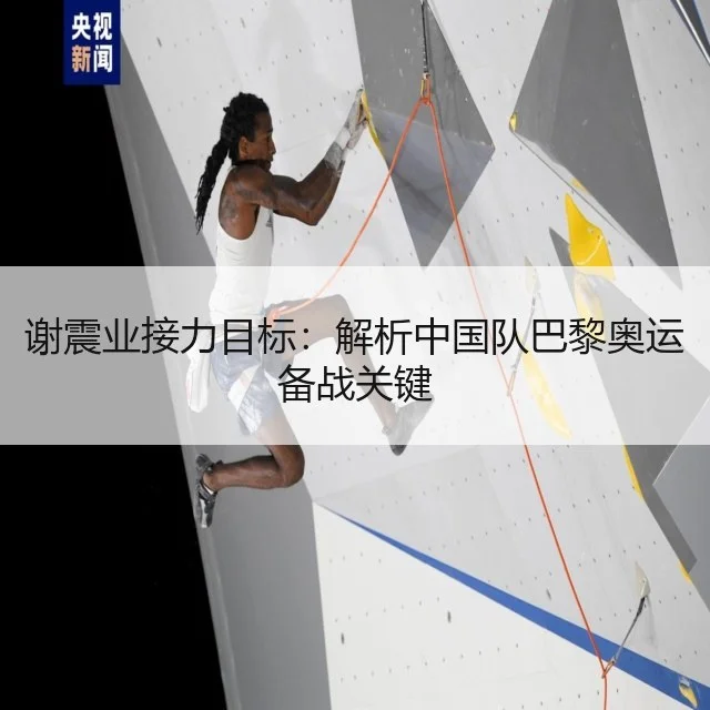 谢震业接力目标:解析中国队巴黎奥运备战关键